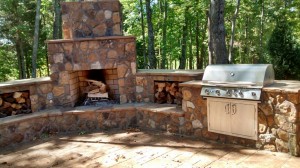 stone for outdoor kitchen