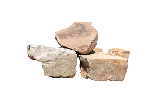 Weathered granite boulders, Crane Hardscape Supply, Louisville KY